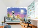 TOM AND JERRY MURAL WALLPAPER, Available in Various Paper Texture, Code WB2171. 105 CM WIDE ROLL PANELS. - Image 2