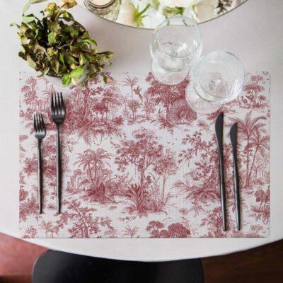 Red Placemat Collection. Code ASK2136