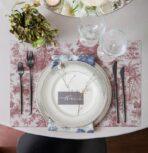 Red Placemat Collection. Code ASK2136 - Image 2