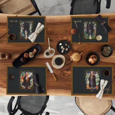 Black Placemat Collection. Code ASK2152
