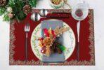 Red Placemat Collection. Code ASK406 - Image 2