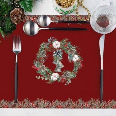 Red Placemat Collection. Code ASK406
