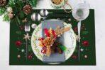 Green Placemat Collection. Code ASK407 - Image 2