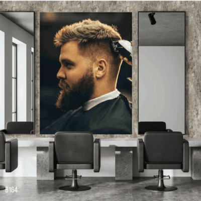 Code B164 - Barber Shop Mural Wallpaper
