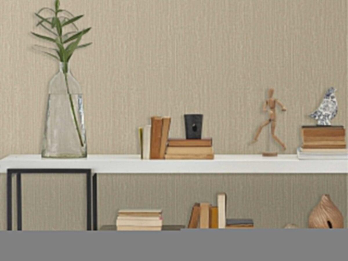 Fabric Pattern Wallpaper Beige Code 3711-3 - Image 2
