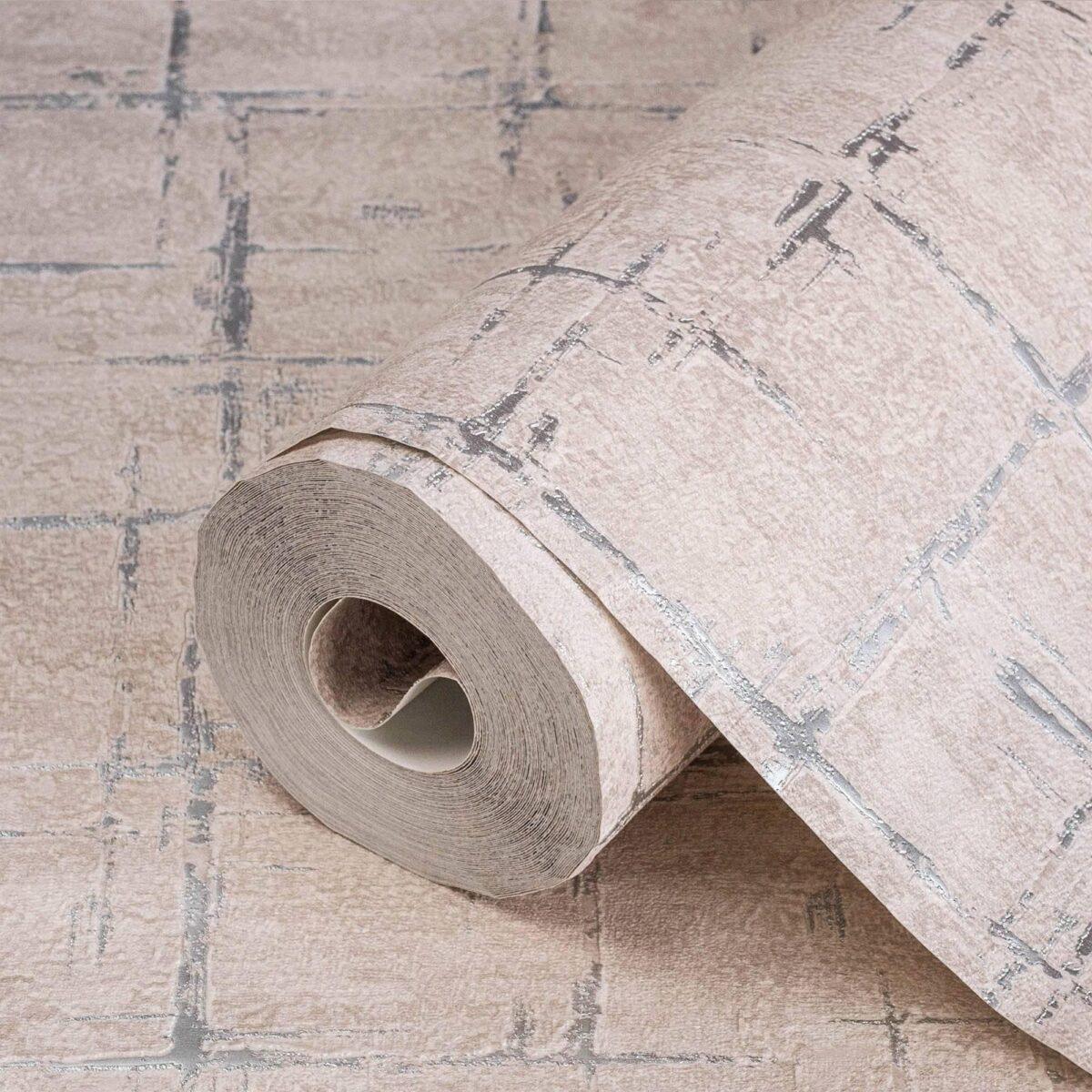 Texture and scratches modern pattern wallpaper Beige Code 7813-2 - Image 1