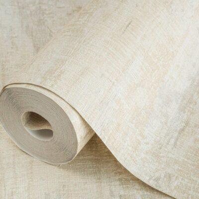 Natural Cliff Stone Inspired Abstract Pattern Wallpaper Cream Code 3708-2