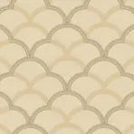 Simple waves ornament wallpaper Beige Code 7811-2 - Image 3
