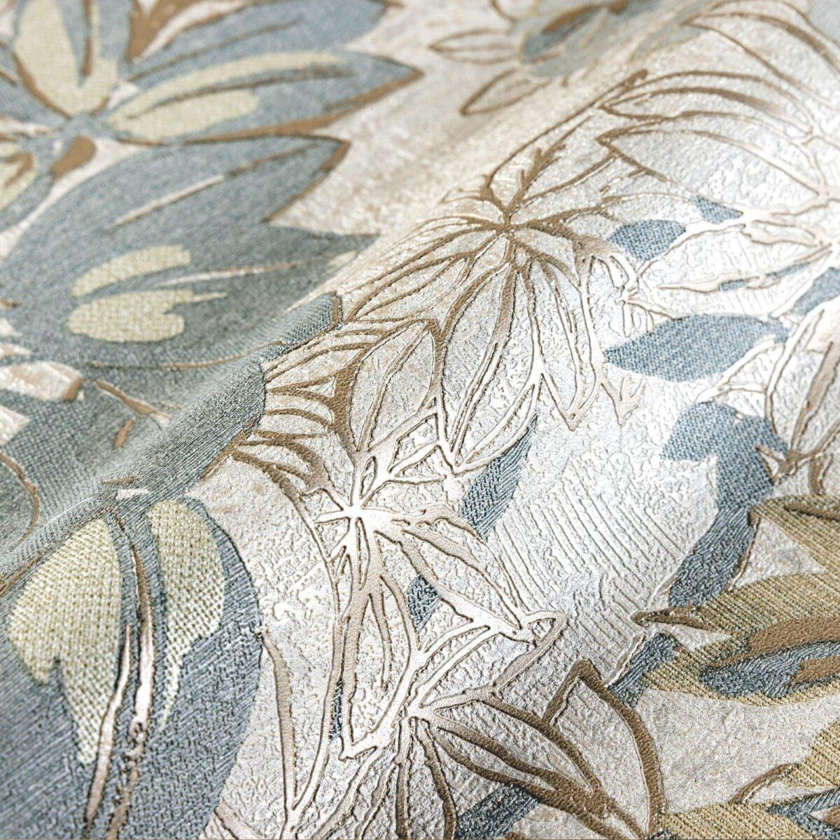 Leaf Pattern Wallpaper Make Your Rooms Look Stylish, Beige Code 9907-3 - Image 3