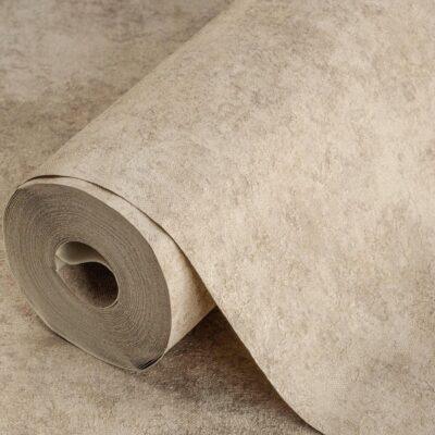 Abstract Plain Fabric Textured Wallpaper Beige Code 3710-4