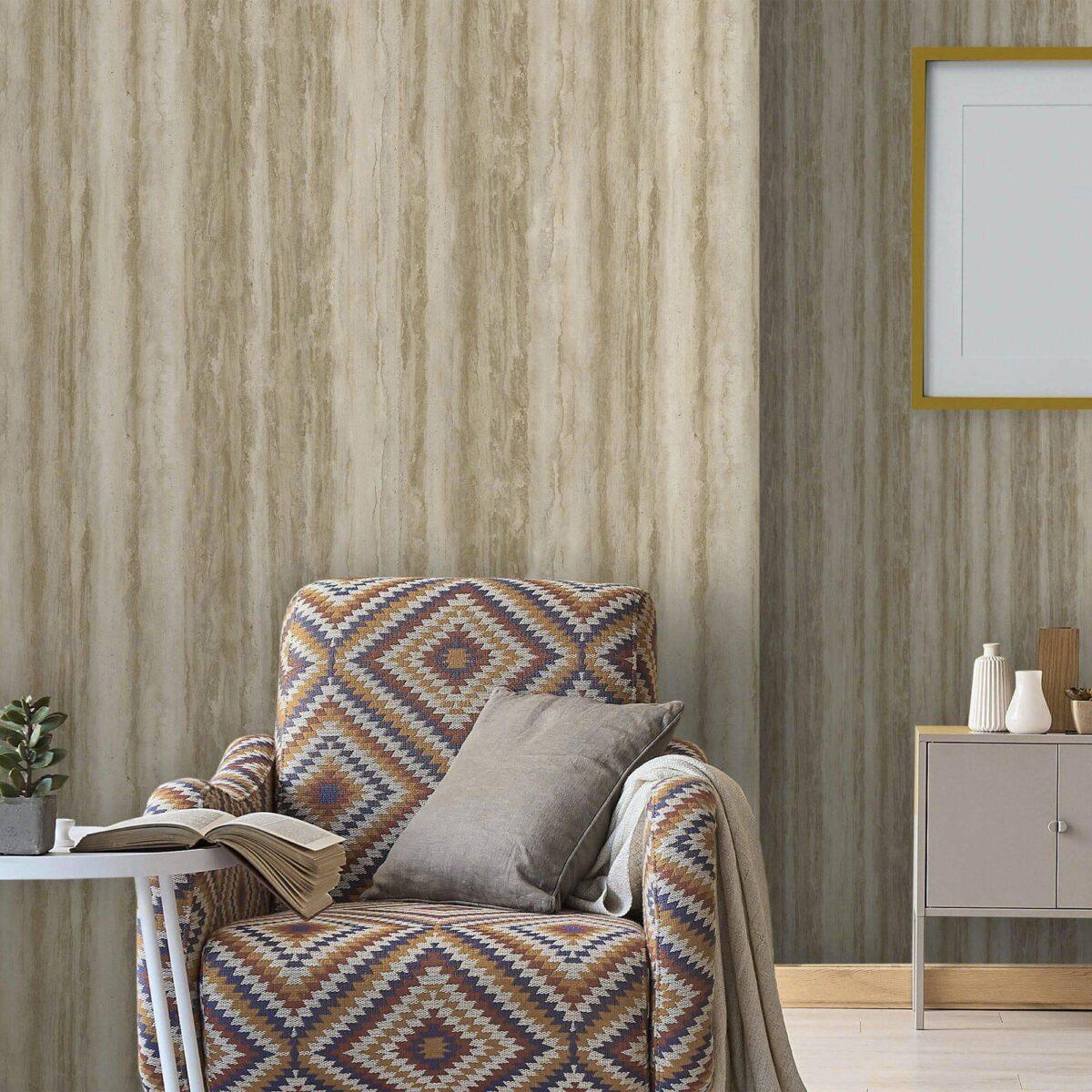 Marbled abstract pattern wallpaper Beige Code 7802-2 - Image 2