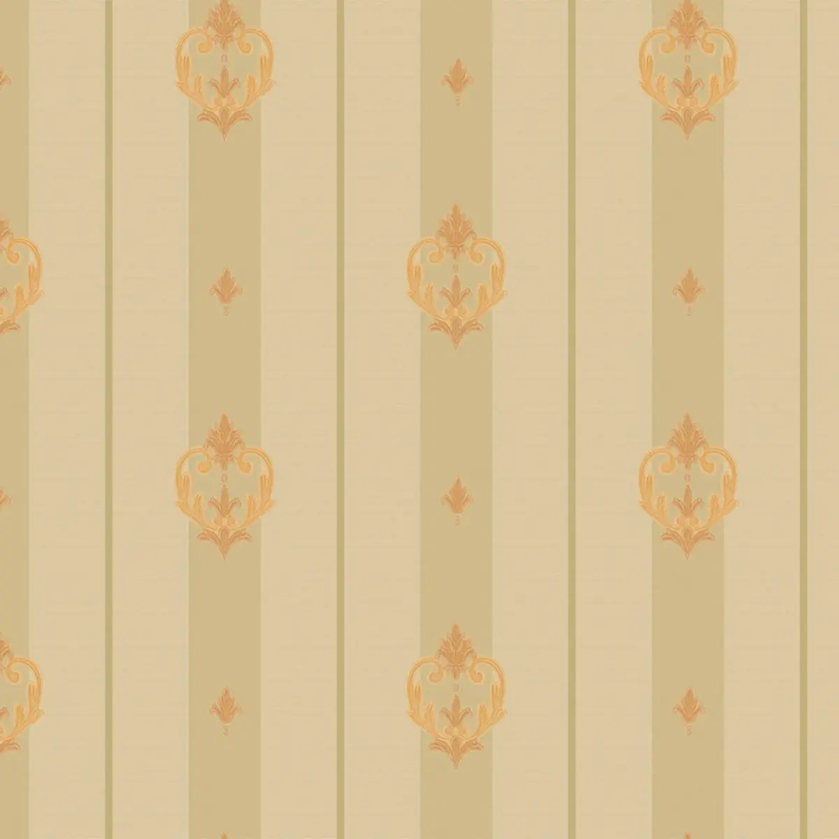 Striped wallpaper with neoclassical discreet ornament Beige Code 7804-4 - Image 4