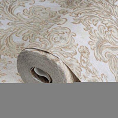 Rich baroque damask pattern wallpaper Beige Code 7807-1