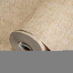 Smooth linen textile texture wallpaper Beige Code 7816-7