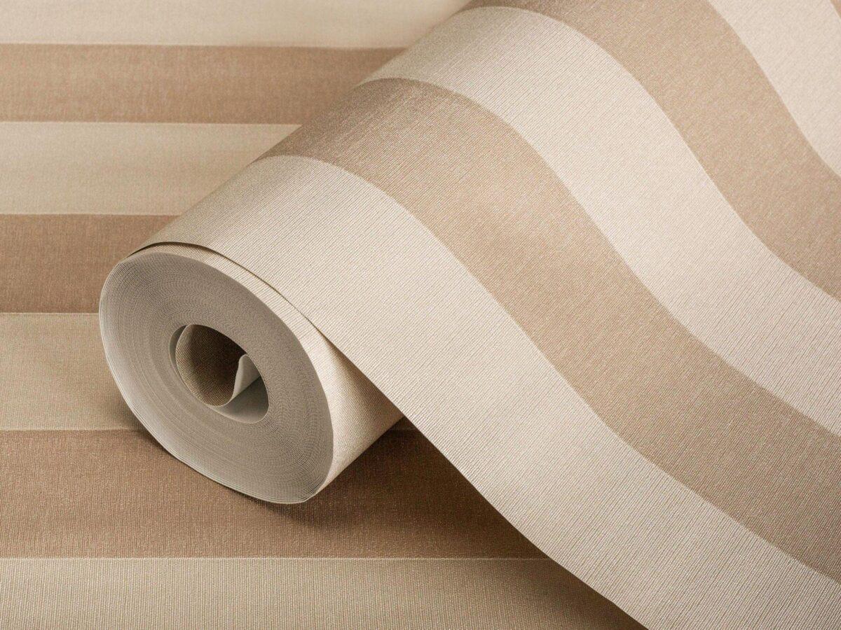 Striped Wallpaper Beige Code 3704-5 - Image 1
