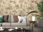 Wallpaper with Interesting Texture and Colours, Brown Code 9909-5 - Image 2
