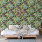 Wallpaper Parrot and Tropical Plant Trend Gray Code 9905-4 - Image 6