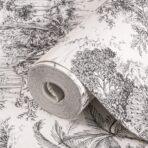 Wallpaper with Interesting Texture and Colours, Black Code 9909-1