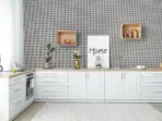 Plain Fine Textile Texture Pattern Wallpaper Gray Code 3718-4 - Image 2
