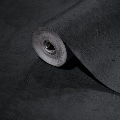 Textured Distressed Design Wallpaper Charcoal Code 23213-6