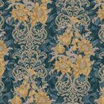 Floral detailed Rococo damask pattern wallpaper Green Code 7805-4 - Image 5