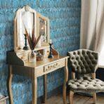 Modern Bird Feather Patterned Wallpaper Blue Code 9913-3 - Image 2