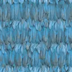 Modern Bird Feather Patterned Wallpaper Blue Code 9913-3 - Image 5