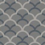 Simple waves ornament wallpaper Gray Code 7811-3 - Image 5