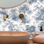 Wallpaper with Interesting Texture and Colours, Blue Code 9909-2 - Image 2