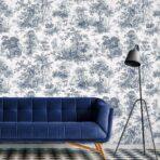 Wallpaper with Interesting Texture and Colours, Blue Code 9909-2 - Image 6
