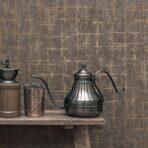 Texture and scratches modern pattern wallpaper Brown Code 7813-5 - Image 2