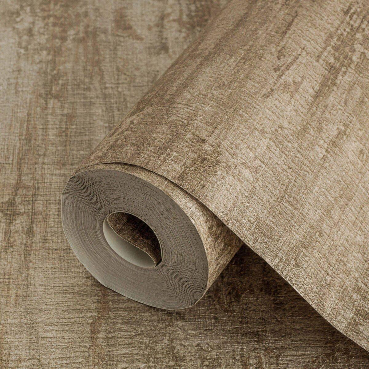 Natural Cliff Stone Inspired Abstract Pattern Wallpaper Beige Code 3708-3 - Image 1
