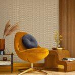 Hexagon Geometric Design Wallpaper Cream Code 23208-5 - Image 4