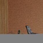Abstract Oxidized metal pattern wallpaper Beige Code 7815-4 - Image 2