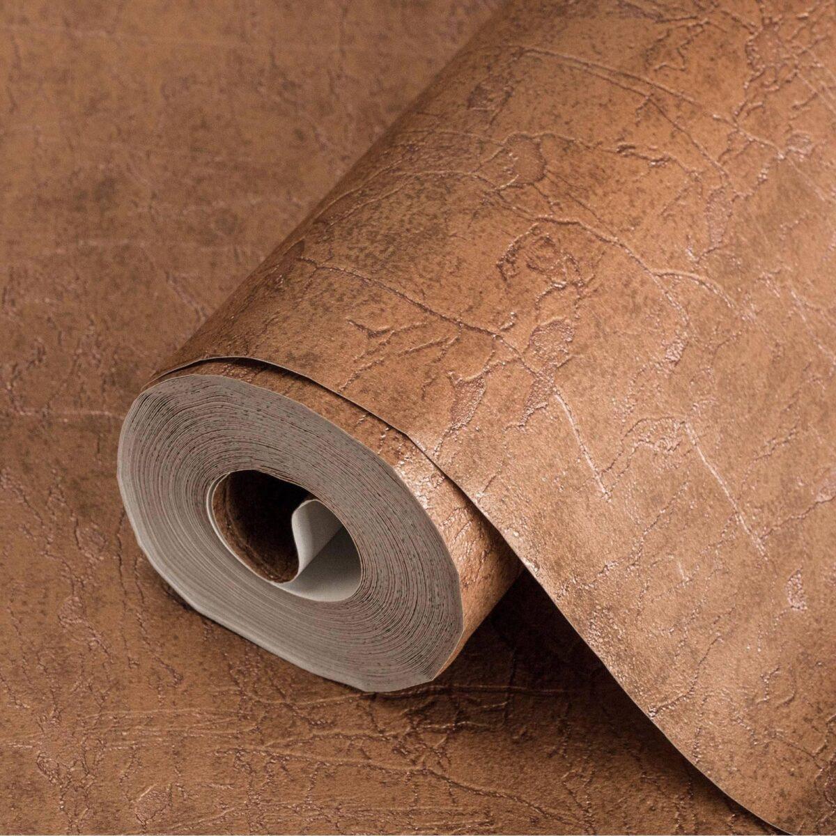 Abstract Oxidized metal pattern wallpaper Beige Code 7815-4 - Image 1
