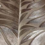 Tropical stylized leaves pattern wallpaper Brown Code 7812-3 - Image 3