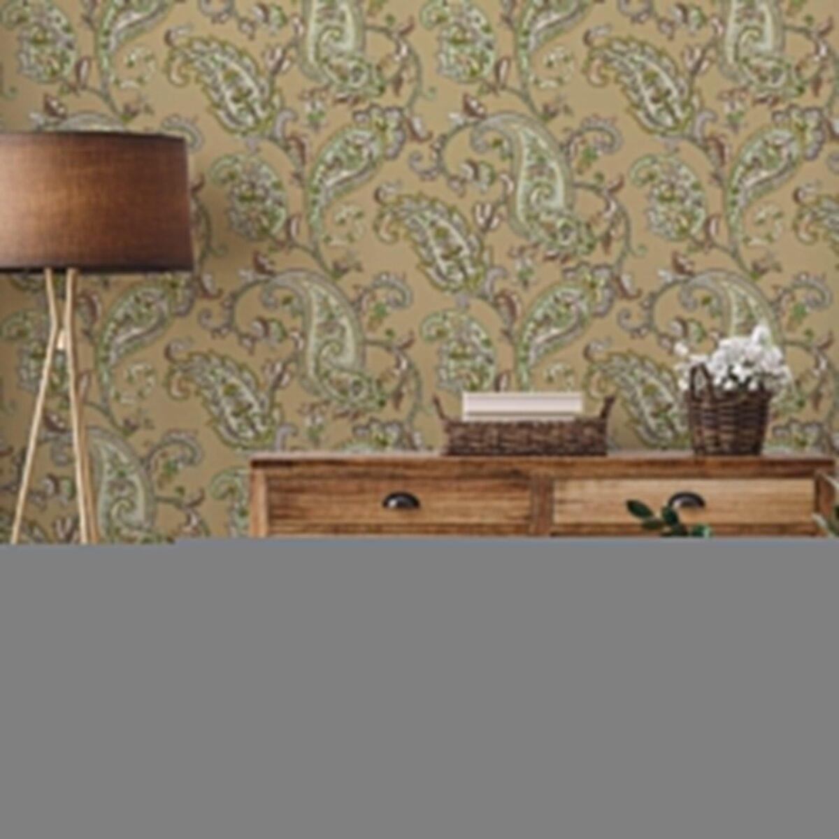 Shawl Pattern Wallpaper Brown Code 9903-4 - Image 2