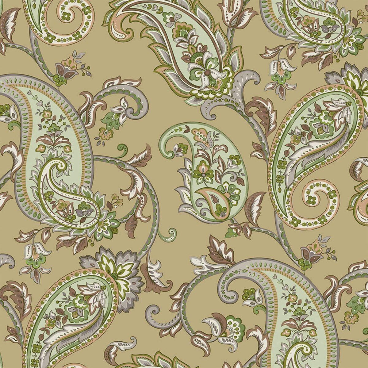 Shawl Pattern Wallpaper Brown Code 9903-4 - Image 4