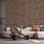 Geometric Modern Design Wallpaper Brown Code 23209-6 - Image 6