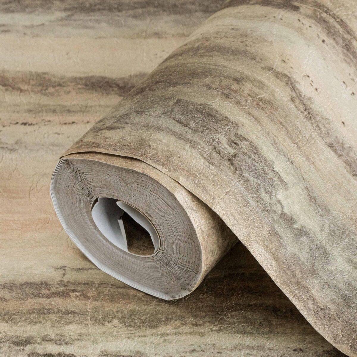 Marbled abstract pattern wallpaper Brown Code 7802-4 - Image 1