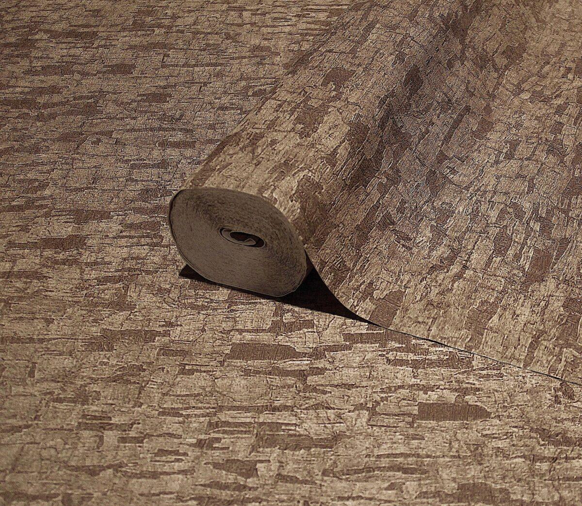 Textured Distressed Design Wallpaper Brown Code 23210-5 - Image 1