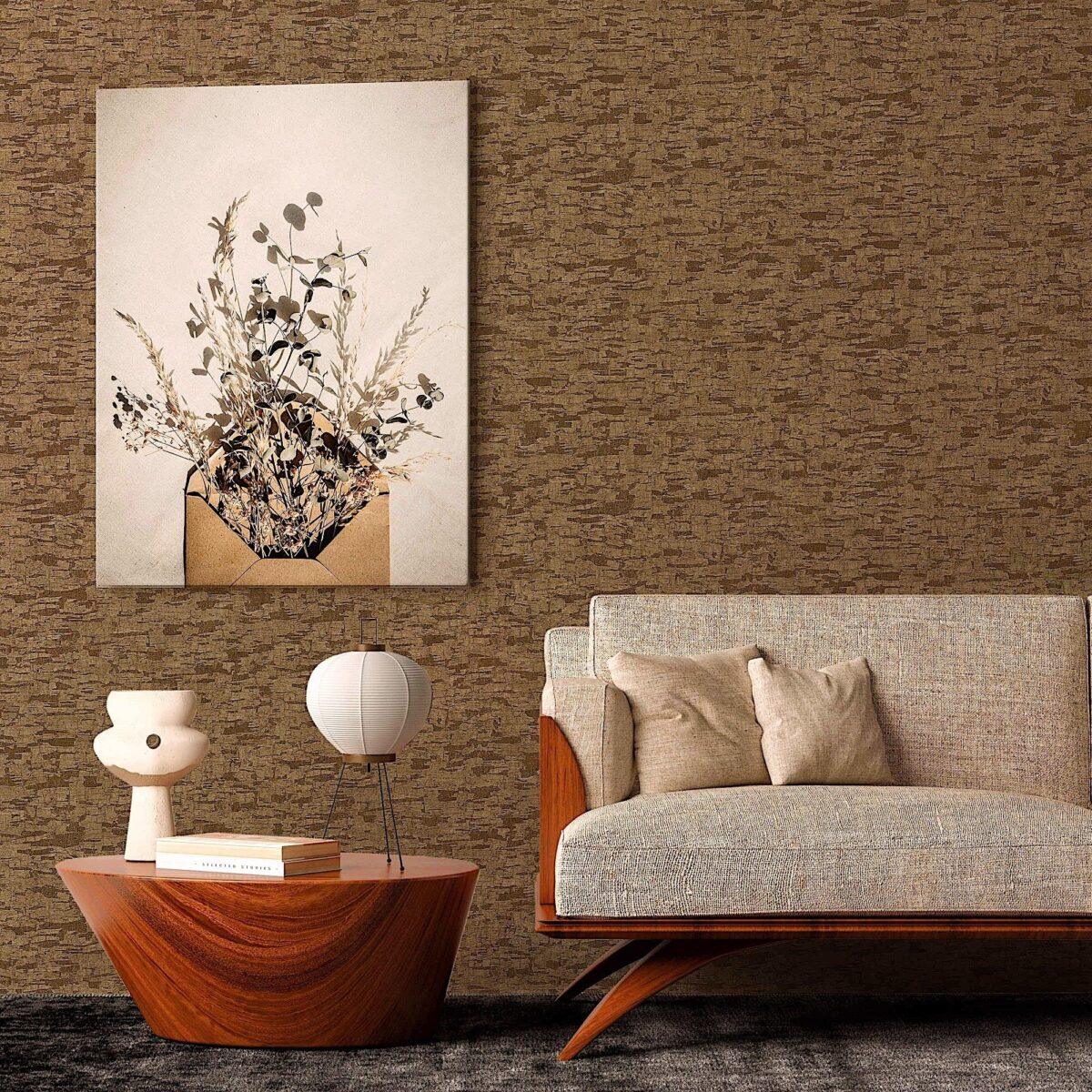 Textured Distressed Design Wallpaper Brown Code 23210-5 - Image 4