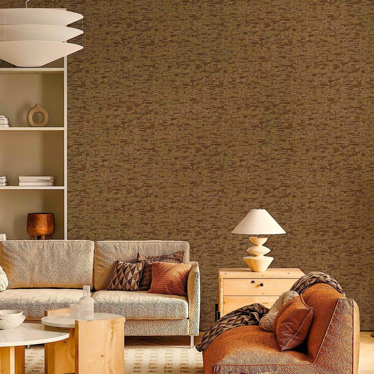 Textured Distressed Design Wallpaper Brown Code 23210-5 - Image 5