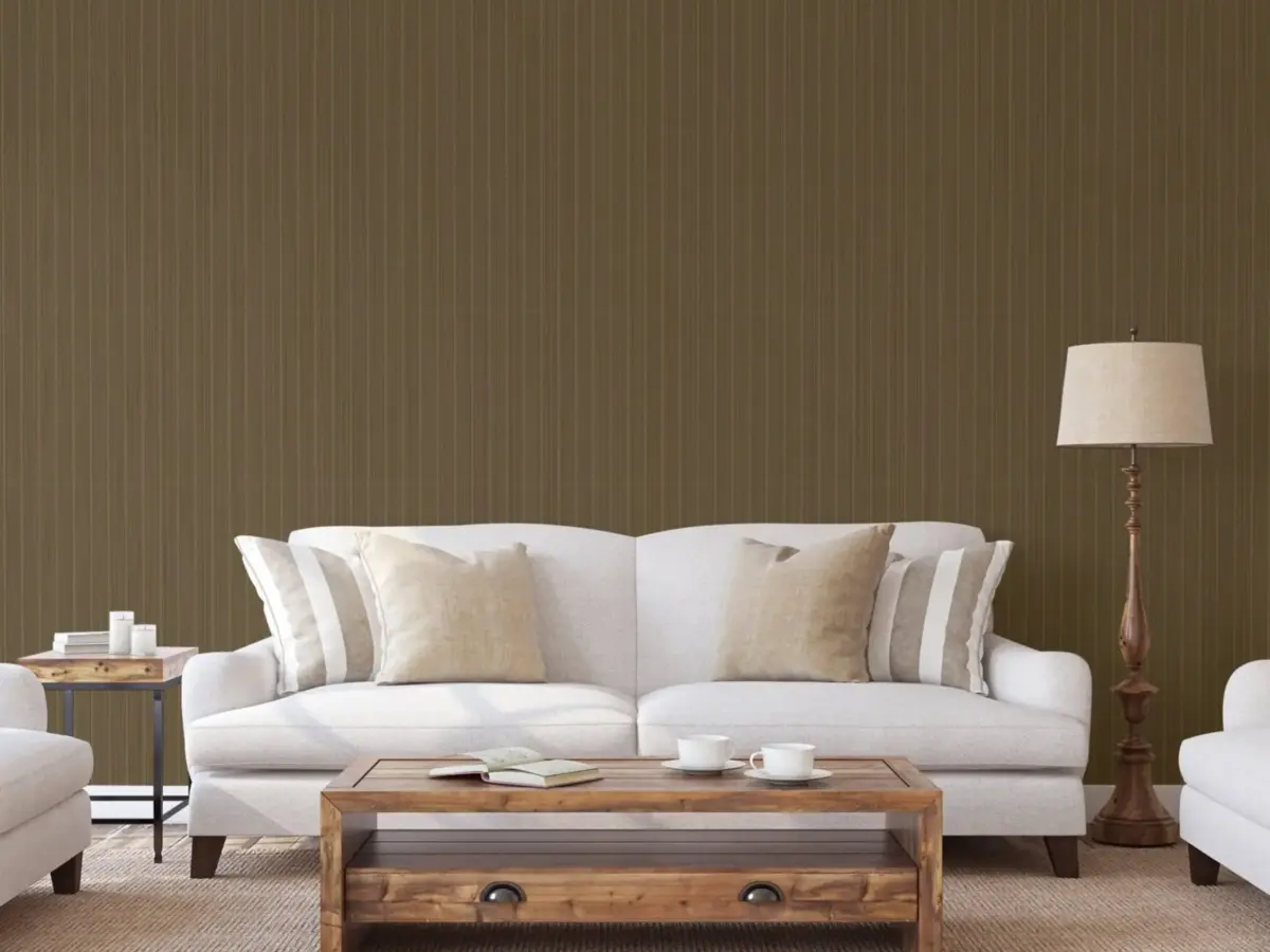 Small Delicate Striped Wallpaper Brown Code 3705-4 - Image 5