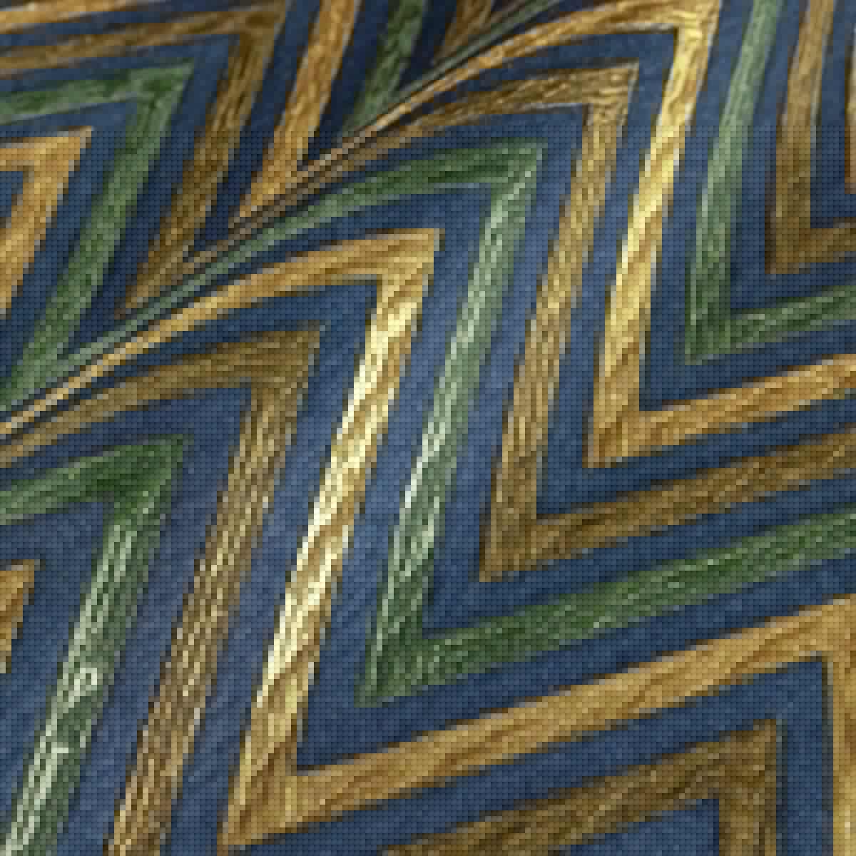 Modern Geometric Wallpaper Green Code 1509-5 - Image 4