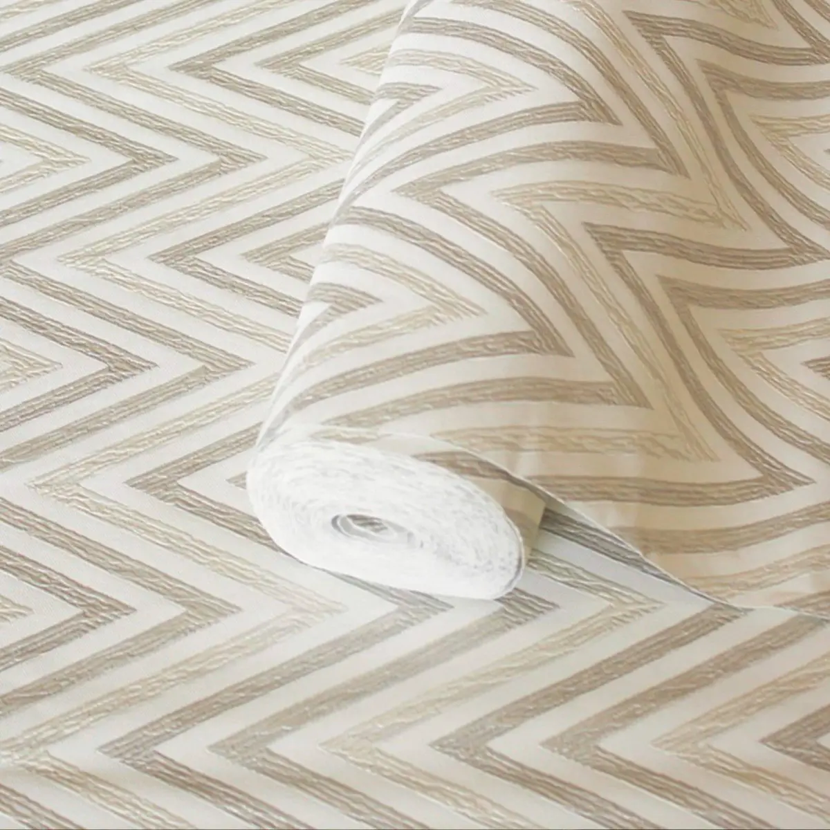Modern Geometric Wallpaper White Code 1509-1 - Image 1