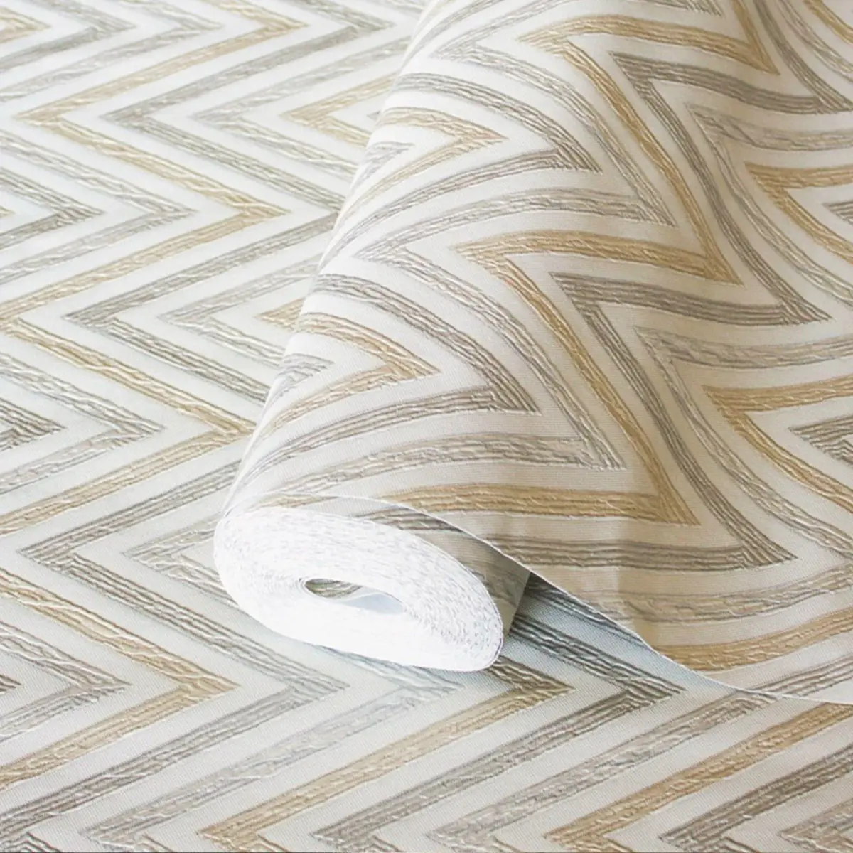 Modern Geometric Design Wallpaper Gray Code 1509-3 - Image 1