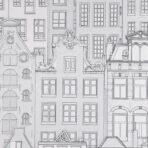 Amsterdam Houses Modern Design Wallpaper Silver Code 23115-1 - Image 6