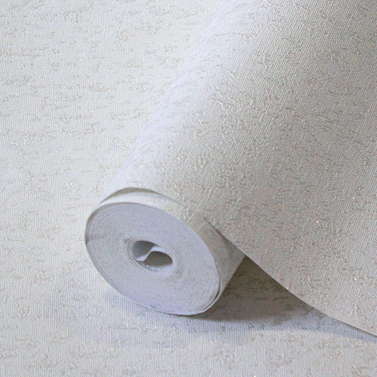 Classic Plain Wallpaper Silver Code 1410-3 - Image 1