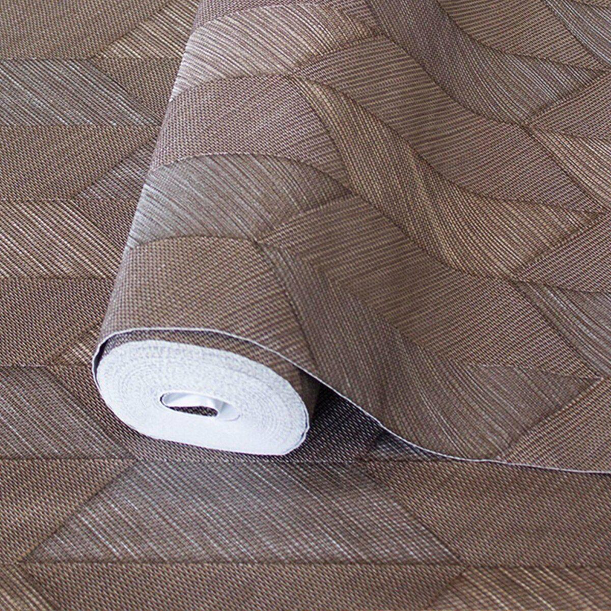 Modern Geometric Wallpaper Brown Code 1501-5 - Image 1
